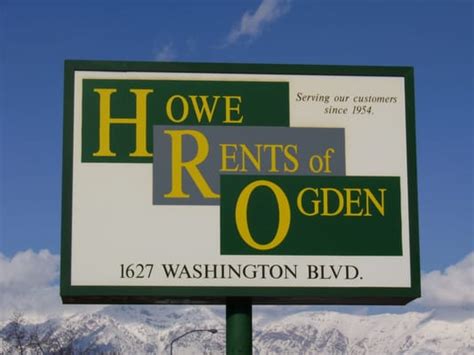 howe rentals of ogden utah